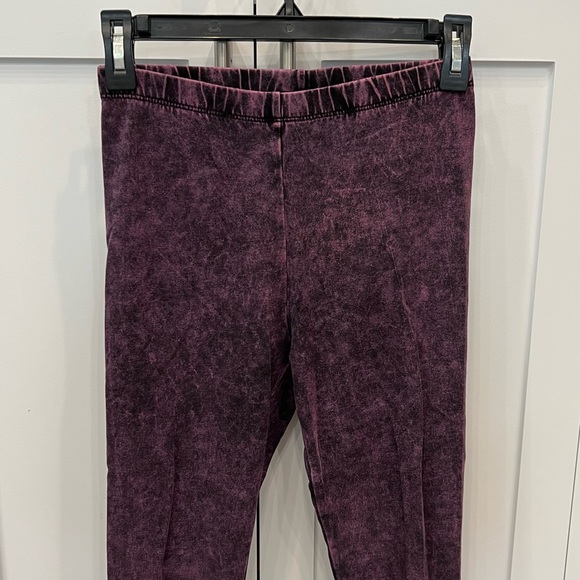 ZENANA BlackBerry Mineral Wash Leggings - Picture 5 of 6